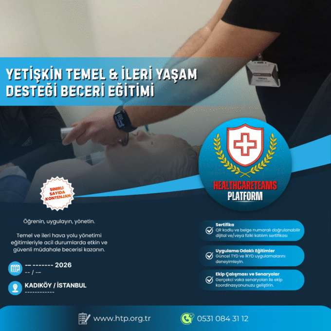 Yetişkin Temel ve İleri Yaşam Desteği Beceri Eğitimi